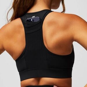 Fabletics Trinity, high impact sports bra, black, new
